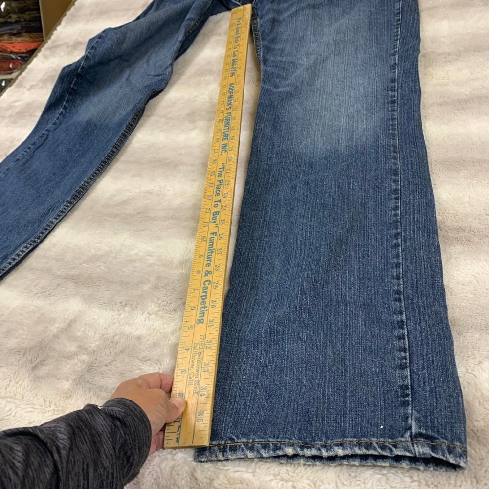 Levis 559 Relaxed Straight Leg Jeans Mens 40x38‎ Blue Denim Medium Wash - Picture 2 of 11